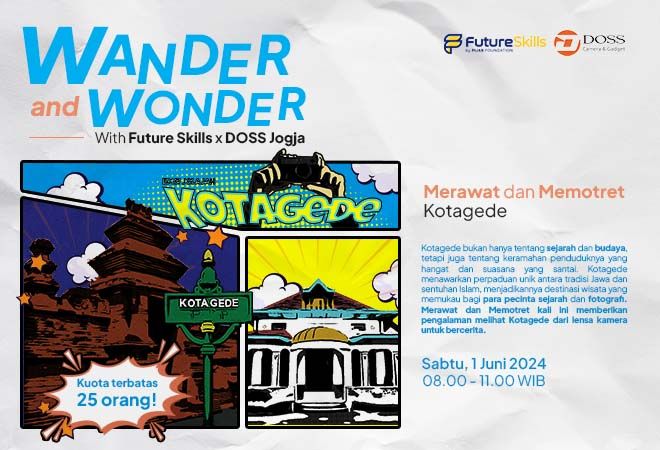 Wander and Wonder with DOSS Jogja: Merawat dan Memotret Kotagede