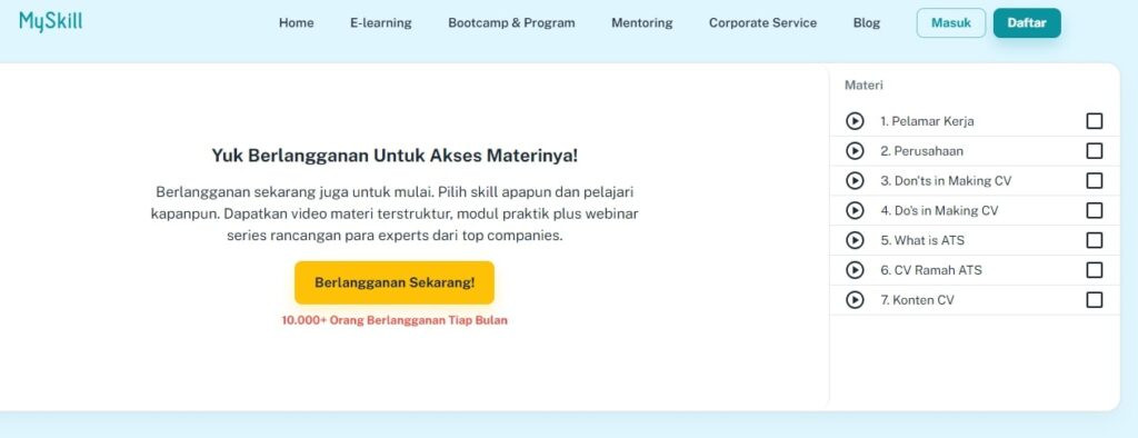 Kelas Pelatihan Membuat Cv Untuk Fresh Graduate