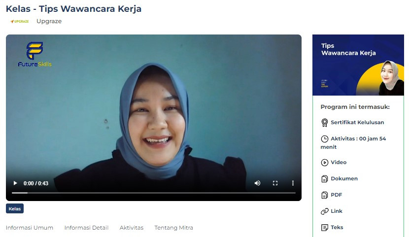 Kelas Online Kursus Pelatihan Interview Kerja