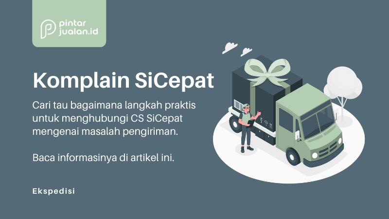 Cara mengajukan komplain sicepat, pengiriman terlambat segera ditangani