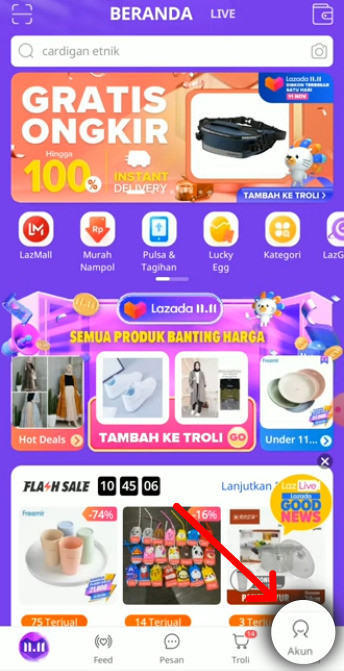 Cek resi lazada 1