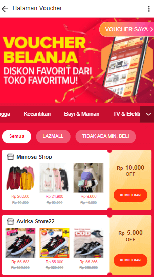 Voucher belanja lazada gratis ongkir