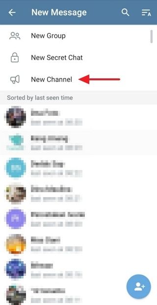 Tambah channel baru di telegram