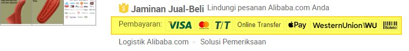 Metode pembayaran alibaba