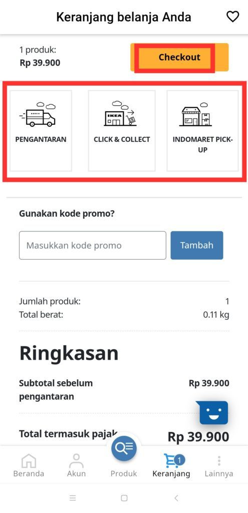 Cara belanja di ikea