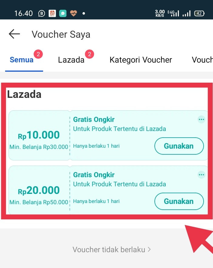 Masa berlaku voucher