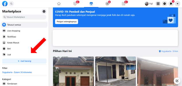 Cara menjual barang bekas lewat facebook marketplace