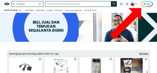 Cara menjual barang bekas lewat olx