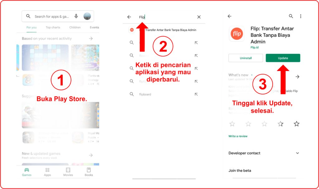 Langkah-langkah cara update aplikasi play store android versi terbaru mudah