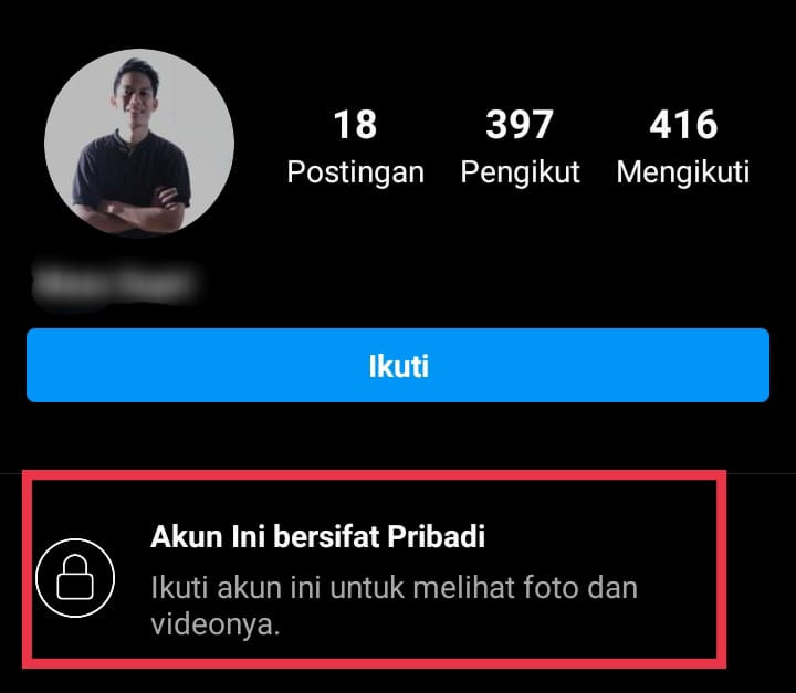 Akun private