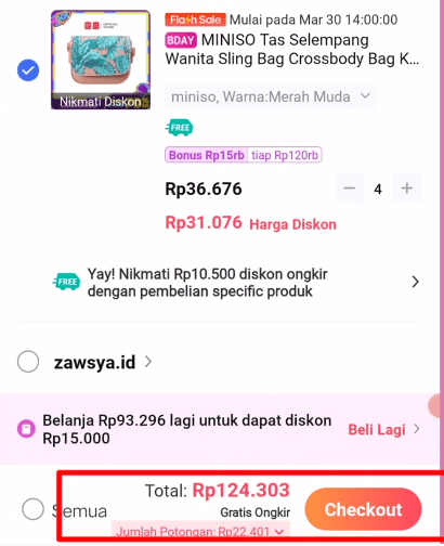 Minimal belanja