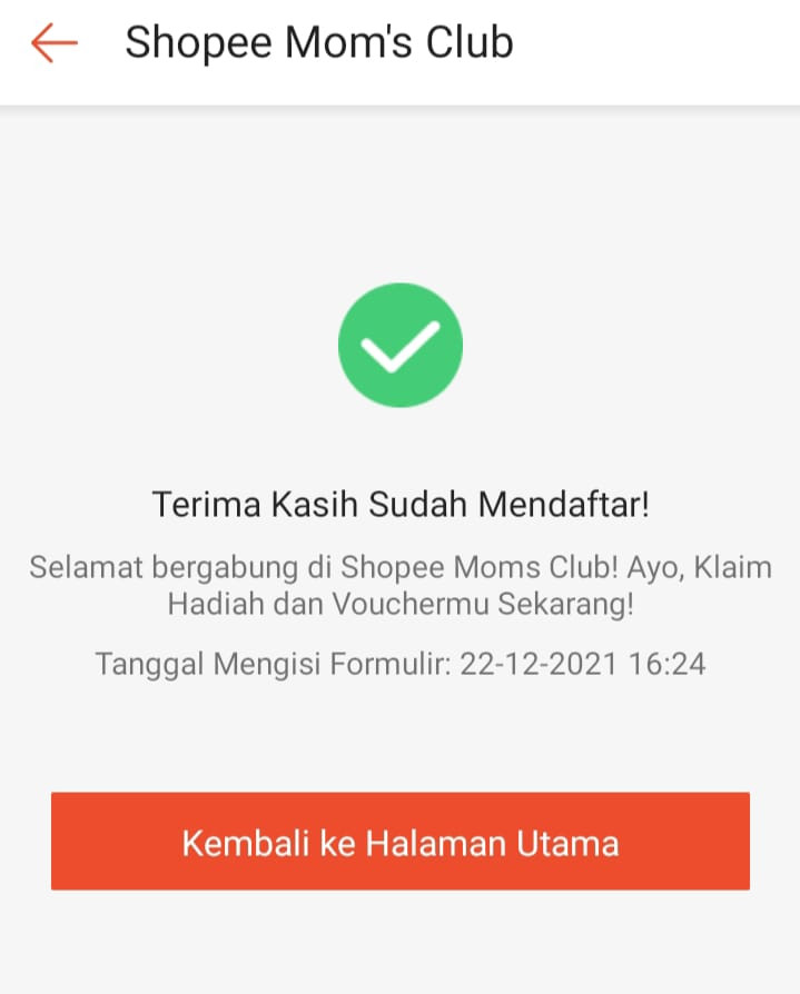 Sukses menjadi member shopee moms club