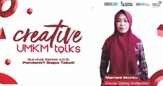 Dukung umkm di era pandemi, telkom gelar creative umkm talks