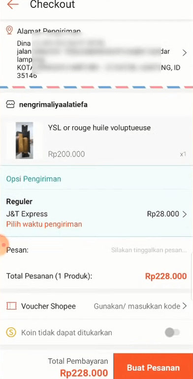 9 - checkout barang shopee