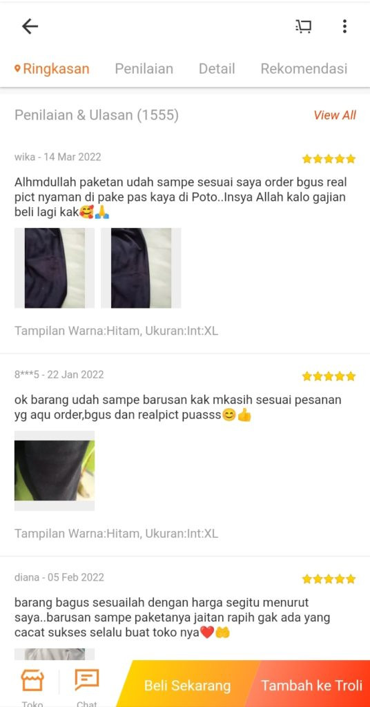 Cara memberi ulasan di lazada biar tidak hilang