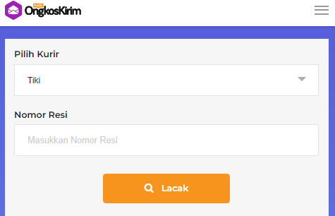 Cek resi plugin ongkos kirim