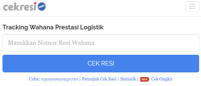 Lacak paket wahana cekresi. Com