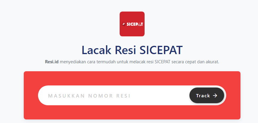 Resi id sicepat