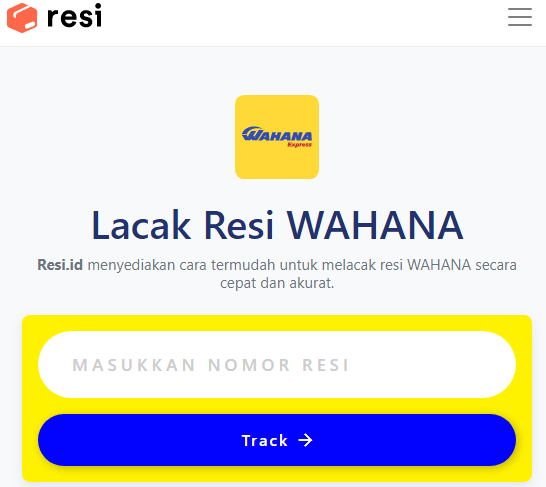 Cara Cek Resi Wahana Express Online Akurat [+Lama Pengiriman]