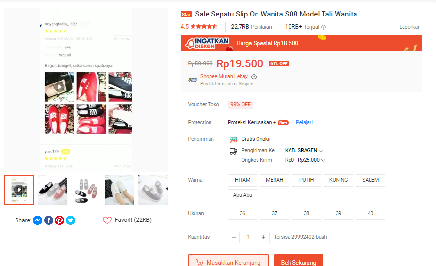 Cara belanja gratis 0 rupiah di shopee