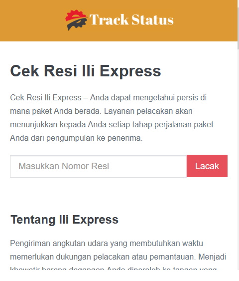 Cek resi ili express