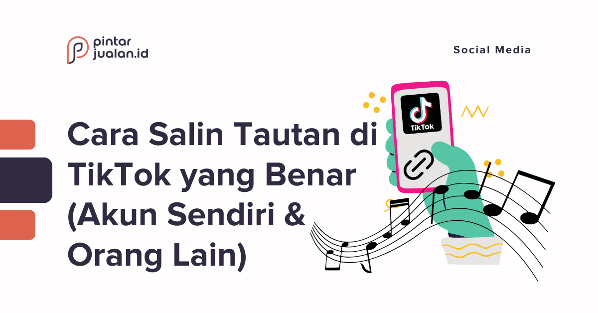 Cara salin tautan di tiktok yang benar (akun sendiri & orang lain)