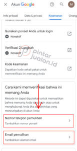 Cara mengganti sandi email