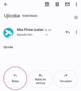 Cara membalas email