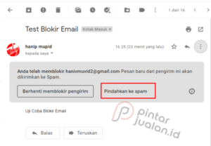 Cara blokir email