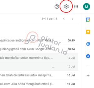 Membatalkan email yang sudah terkirim