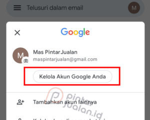 Cara menghapus email