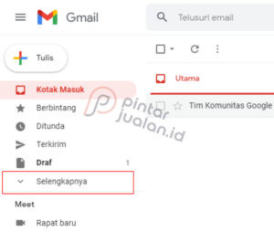 Cara menghapus email