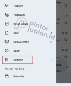 Cara mengembalikan email terhapus