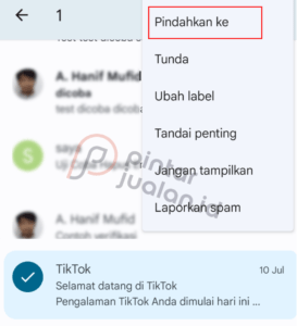 Cara mengembalikan email terhapus