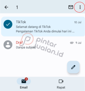 Cara mengembalikan email terhapus