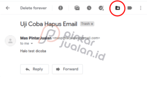 Cara mengembalikan email terhapus