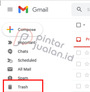 Cara mengembalikan email terhapus