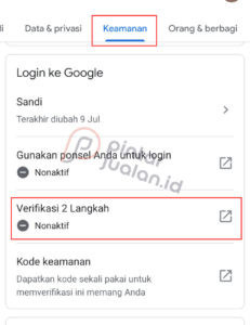 Cara verifikasi email