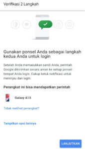 Cara verifikasi email