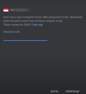 Cara verifikasi email