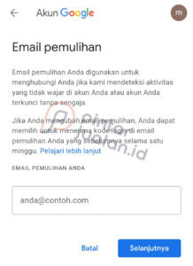 Cara mengganti sandi email