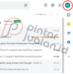 Cara mengganti foto profil email