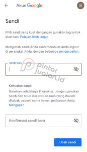 Cara mengganti sandi email