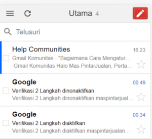 Cara membuka email