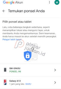 Cara melacak hp dengan email