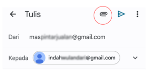 Cara mengirim tugas lewat email