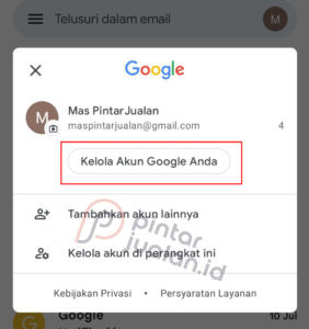 Cara verifikasi email