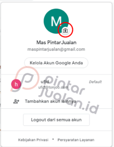 Cara mengganti foto profil email