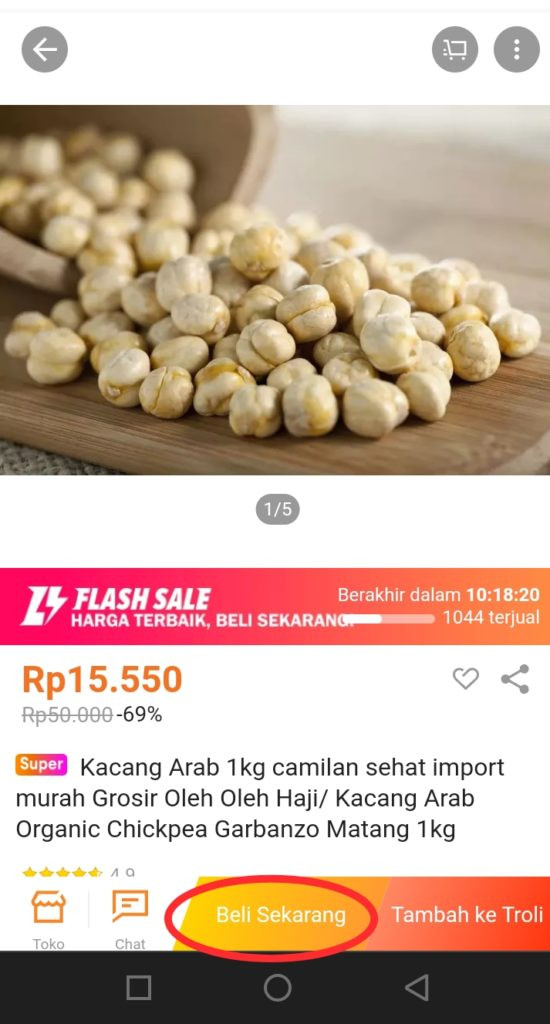 Petunjuk top up lazada di indomaret