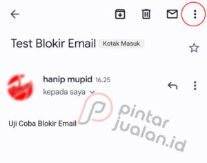 Cara blokir email